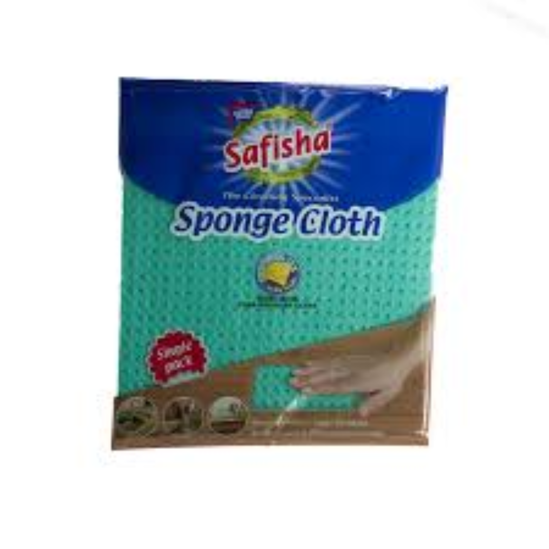 SAFISHA SPONGE JUMBO CLOTH GREEN 1'S